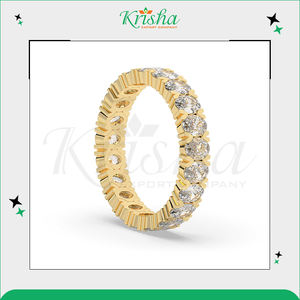 Bagues de mariage en diamant 100 % naturel et cultivé en laboratoire, qualité supérieure, couleur blanc DEF, disponibles auprès d'un fournisseur authentique. - Product Image 4