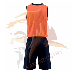 Vêtements de sport personnalisés en gros, uniformes de volley-ball, créez votre propre design, uniformes de volley-ball pour hommes en sublimation 100% polyester - Product Image 3