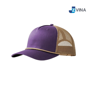 Custom Logo Mesh Trucker <b>Hat</b> Adjustable Cotton Blend Snap Back <b>Cap</b> - Product Image 1