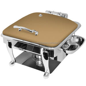 Plato de catering de boda de alta calidad en acero inoxidable con Soporte redondo perfecto para accesorios de hotel y restaurante - Product Image 5