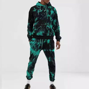 Chándal con Capucha para Hombre, Diseño Moderno, Estampado Tie Dye, Informal de Invierno, Transpirable, Cómodo, Ligero y Ecológico - Product Image 1