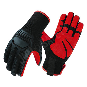 ถุงมือช่างป้องกันการสั่นสะเทือน ป้องกันการบาด ทนทาน ระบายอากาศได้ดี ผลิตจากสแปนเด็กซ์ ป้องกันแรงกระแทก หนังสังเคราะห์ ซับในสเปกตร้า - Product Image 5