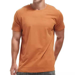 Camiseta de Manga Corta con Dobladillo Curvo Regular, Personalizable, Lisa, con Impresión en la Parte Inferior Redonda para Hombre - Product Image 5