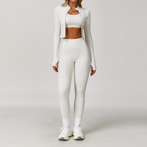 Ensemble de vêtements de sport pour femmes, soutien-gorge de sport, leggings, deux pièces, vêtements de fitness, vêtements de sport pour la salle de sport, vêtements d'exercice - Product Image 5
