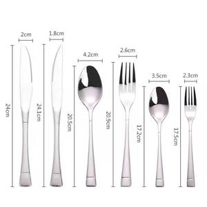 Ensemble de couverts en acier inoxydable robuste |   Vaisselle de haute résistance pour banquets, cafés et restaurants - Product Image 3