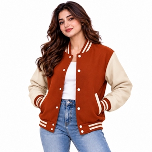 Look deportivo y juvenil con un atractivo atemporal, chaquetas universitarias para mujer para un guardarropa elegante en todas las temporadas, chaquetas universitarias para mujer. - Product Image 4