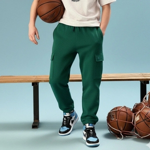 Pantalones Deportivos de Algodón para Hombre, Pantalones para Correr, Ropa Casual de Calle, Cintura Media Elástica con Cordón Ajustable, Servicio OEM de Calidad Personalizada - Product Image 1