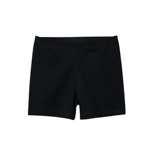 Shorts para Niñas con Cintura Elástica Media, Sin Costuras, de Spandex/Algodón, Transpirables, Cómodos, Casuales, de Verano, con Cordón de Colores - Product Image 1