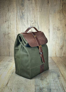 กระเป๋าเก็บความเย็นแบบมีซิป ทำจากผ้าใบหนังทนทาน พิมพ์โลโก้ได้ตามต้องการ รุ่น LCLB-0035 - Product Image 2