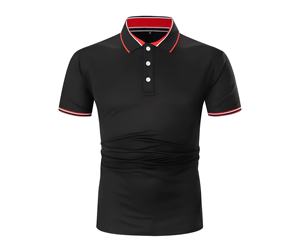 เสื้อโปโลปักโลโก้ผู้ชาย เสื้อโปโลพรีเมียมสำหรับธุรกิจและลำลอง  รับผลิตเสื้อโปโลแบบซับลิเมชั่น  OEM ขายส่ง ปรับแต่งได้ - Product Image 1