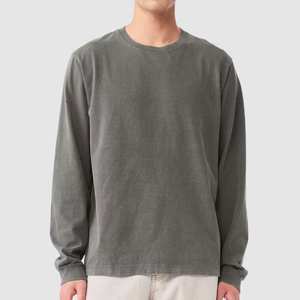 Men's Casual Sports <b>Long</b> Sleeve Pullover Crewneck <b>T</b>-<b>Shirt</b> Basic Full Longsleeve <b>Shirt</b> with Breathable Feature - Product Image 5