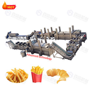 Sortie d'usine Baixin Ligne de production automatique de pommes de terre frites surgelées Prix de la machine à fabriquer des frites - Product Image 1