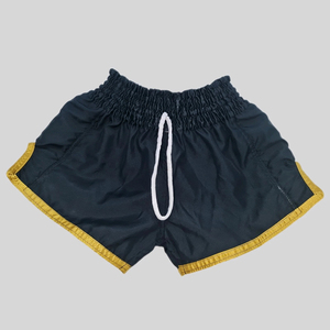Shorts de boxe pour hommes personnalisés de haute qualité, séchage rapide, respirants, taille élastique, motif uni, vêtements de combat, 100% polyester - Product Image 4
