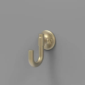 Porte-manteau mural Premium Barss pour chambre et salle de bain, support de rangement décoratif et utilitaire durable pour vêtements et accessoires - Product Image 4