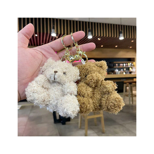 <b>Cute</b> Plush Koala Keychain Cartoon Animal Pendant Soft Toy 3D Shape Carabiner Attachment - Product Image 6
