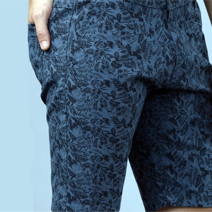 Shorts de Playa Personalizados para Hombre, 100% Algodón, Estampado Floral, Cierre con Cordón, Secado Rápido, Venta al Por Mayor, OEM, ODM - Product Image 6
