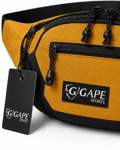 Sac banane en nylon GAPE SPORTS, sangle réglable, fermeture éclair, unisexe, décontracté, résistant à l'eau, léger, multifonctionnel - Product Image 6