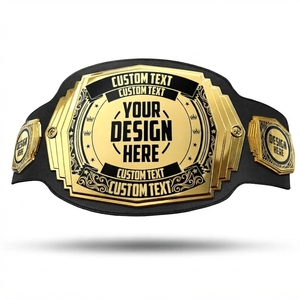 Cinturones de Campeonato de Cuero de Primera Calidad Personalizados, Accesorios Cómodos para Aikido, Judo, Karate, MMA, Jiu-Jitsu, Boxeo, Unisex - Product Image 2
