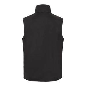 Chaleco Softshell Elástico Unisex al por Mayor, Cortavientos Ligero para Exteriores, Chaleco de Tiro, Gilet de Poliéster Reciclado con Bolsillos con Cremallera, Chaleco para Hombre - Product Image 6