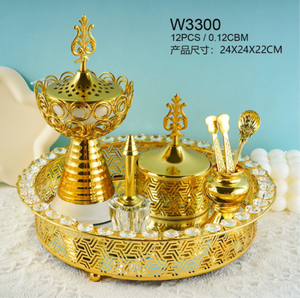 Juego de Incensario de Lujo con Anillo Arqueado Royal W3300 – Venta al por Mayor - Product Image 2