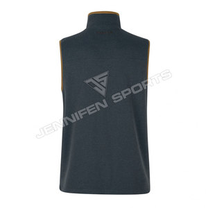เสื้อกั๊กผู้ชายลำลองสำหรับล่าสัตว์ คอทรงโอ หลายกระเป๋า กันลม มีซิป เหมาะสำหรับงานกลางแจ้ง ผ้าฝ้าย/โพลีเอสเตอร์ - Product Image 2