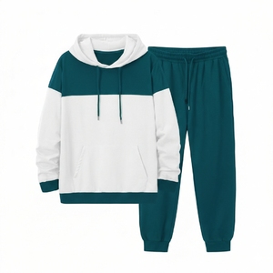 Men Custom Sportwear Outfit Two Piece <b>Set</b> Cotton Hoodies <b>Set</b> <b>Plus</b> <b>Size</b> <b>Jogger</b> <b>Set</b> Blank Hoodies Tracksuits for Men - Product Image 2