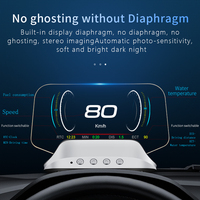Nouvel affichage tête haute (HUD) C3 pour voiture avec lentille optique TED, navigation OBD2, jauge numérique de vitesse et indicateur électrique