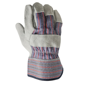 OEM Service Cow <b>Split</b> Leather <b>Machine</b> Gloves Full Finger Safety Fire Resistant Mechanics Safety Work Gloves For Adult - Product Image 3