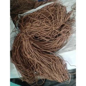 Brown Color Plain Thick Genuine <b>Leather</b> Cord Multipurpose Use Custom Jewelry Keychain Products Making Useful - Product Image 2