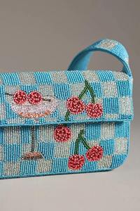 Bolso de mano clásico hecho a mano con diseño de rábano y cuentas |   Pulsera de Lujo con Cuentas de Semillas y Patrón Vegetal para Mujer |   Bolso de Mano Artesanal Personalizado en Colores Mixtos - Product Image 4