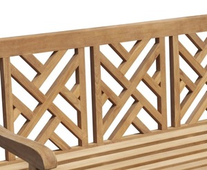 Fauteuil de salon, Matériau principal : Bois de teck, Design moderne et élégant, Longueur adaptable à diverses nécessités - Product Image 4