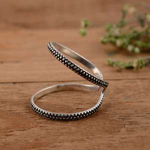 <b>Adjustable</b> 925 Sterling <b>Silver</b> Arthritis Finger Splint <b>Ring</b> – Therapeutic Joint Support Jewelry for Swan Neck & Mallet Finger - Product Image 3