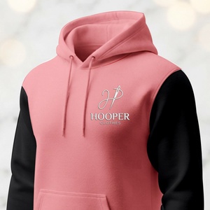 Sweat à capuche pour homme Hooper de haute qualité, couleur rose-noir, durable, respirant, séchage rapide, design personnalisé, style streetwear, pour l'hiver - Product Image 4