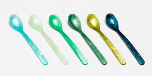 Handmade Resin Salad Server Set Elegant Kitchen Serving Utensils For Restaurant Hotel Resort Wedding Table Setup - Product Image 1