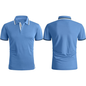 Camiseta Deportiva de Golf Personalizable para Hombre, Transpirable, de Secado Rápido, 100% Algodón, Ligera, Cómoda, con Estampado Bordado - Product Image 1