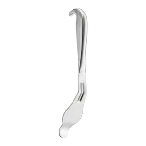 Palanca de hueso curvada personalizada de 240 mm (9.12 pulgadas) con punta roma de 44 mm de ancho y mandíbula de 44 mm de ancho, instrumento manual para cirugía ósea, fabricado en acero inoxidable. - Product Image 3