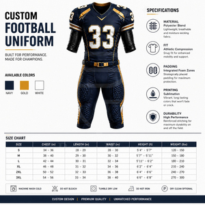 New Sublimated American Football Uniform Set Custom Team Jersey Pants Lightweight Training Competition Sportswear Supplier - Product Image 6