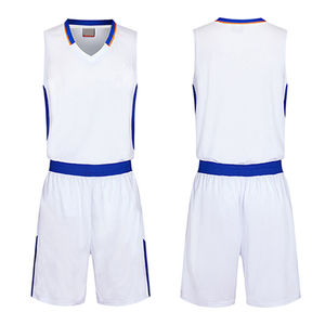 Maillot de basketball pour enfants et jeunes – Tenue de sport d'extérieur sans manches pour garçons – Blanc 2026 – Personnalisé en polyester sublimé - Product Image 5