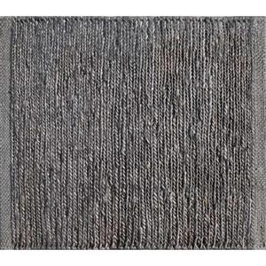 Alfombra de Yute Tejida a Mano con Trama Fina |   Gris Oscuro |   100% Yute |   Tamaños Personalizados Disponibles - Product Image 2