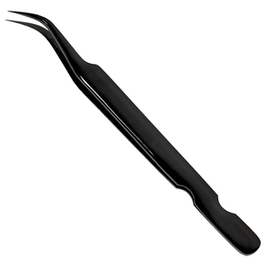 Pinzas Curvas en Forma de S de Primera Calidad al por Mayor, con Punta Afilada, Bajo MOQ, Alta Precisión, Duraderas y Ligeras, para Extensión de Pestañas Postizas - Product Image 1