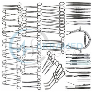 Ensemble d'instruments de thyroïdectomie de haute qualité, 73 pièces, certifié CE, kit chirurgical en acier inoxydable pour chirurgie générale ORL - Product Image 2