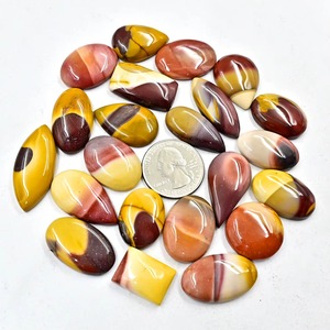 Piedras Preciosas Sueltas de Jaspe Mookaite Natural, Formas Mixtas, Cabujones Pulidos, para Fabricación de Joyería, Venta al Por Mayor - Product Image 3