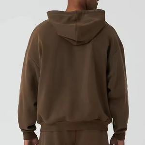 Sudaderas con Capucha para Hombre al por Mayor, Ligeras, Personalizadas, de Color Sólido, Estilo Urbano, Tejidas, Casuales, de Forro Polar - Product Image 2