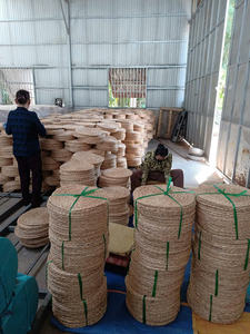 Wholesale Woven Luxury Traditional Modern Handmade Eco-Friendly Round Home Wedding <b>Dining</b> <b>Table</b> Mats Placemats Natural Material - Product Image 2