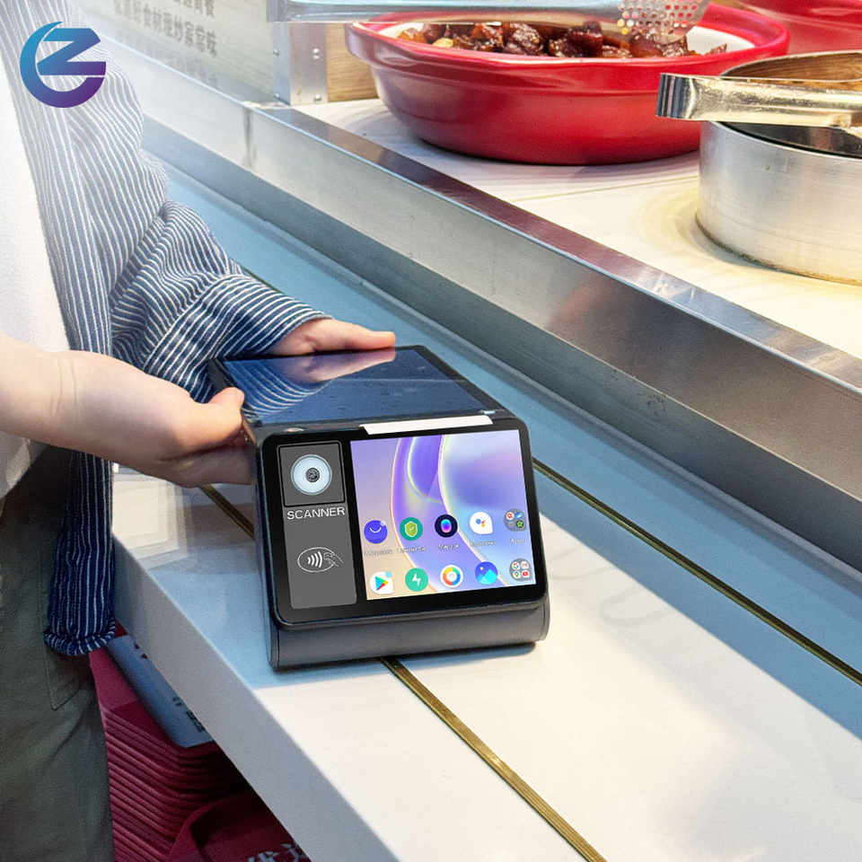 Dual Display Z108 Android POS Terminal for Grocery Self Checkout