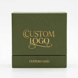 Boîte rigide personnalisée avec logo, papier artistique rectangulaire, estampage à chaud haut de gamme, emballage cadeau - Product Image 4