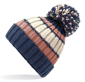 Bonnet en laine mélangée personnalisé, bonnet d'hiver en tricot côtelé de qualité supérieure, chaud, unisexe, accessoire de mode, logo brodé, fournisseur OEM en gros - Product Image 4