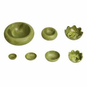 Bols décoratifs artisanaux en résine, motifs uniques coulés à la main, polyvalents, 6 pouces de diamètre x 3 pouces de hauteur, art moderne antique - Product Image 4