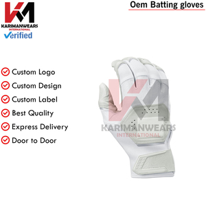Guantes de Bateo de Béisbol Profesionales, Material de Cuero de Alta Adherencia, Duraderos, Ligeros, Transpirables, Ajuste Cómodo - Product Image 4