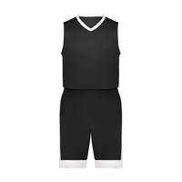 Conjunto de Camiseta de Baloncesto para Hombre, Camiseta sin Mangas Roja con Pantalones Cortos, Secado Rápido, Poliéster, Ropa Deportiva para Todas las Temporadas
